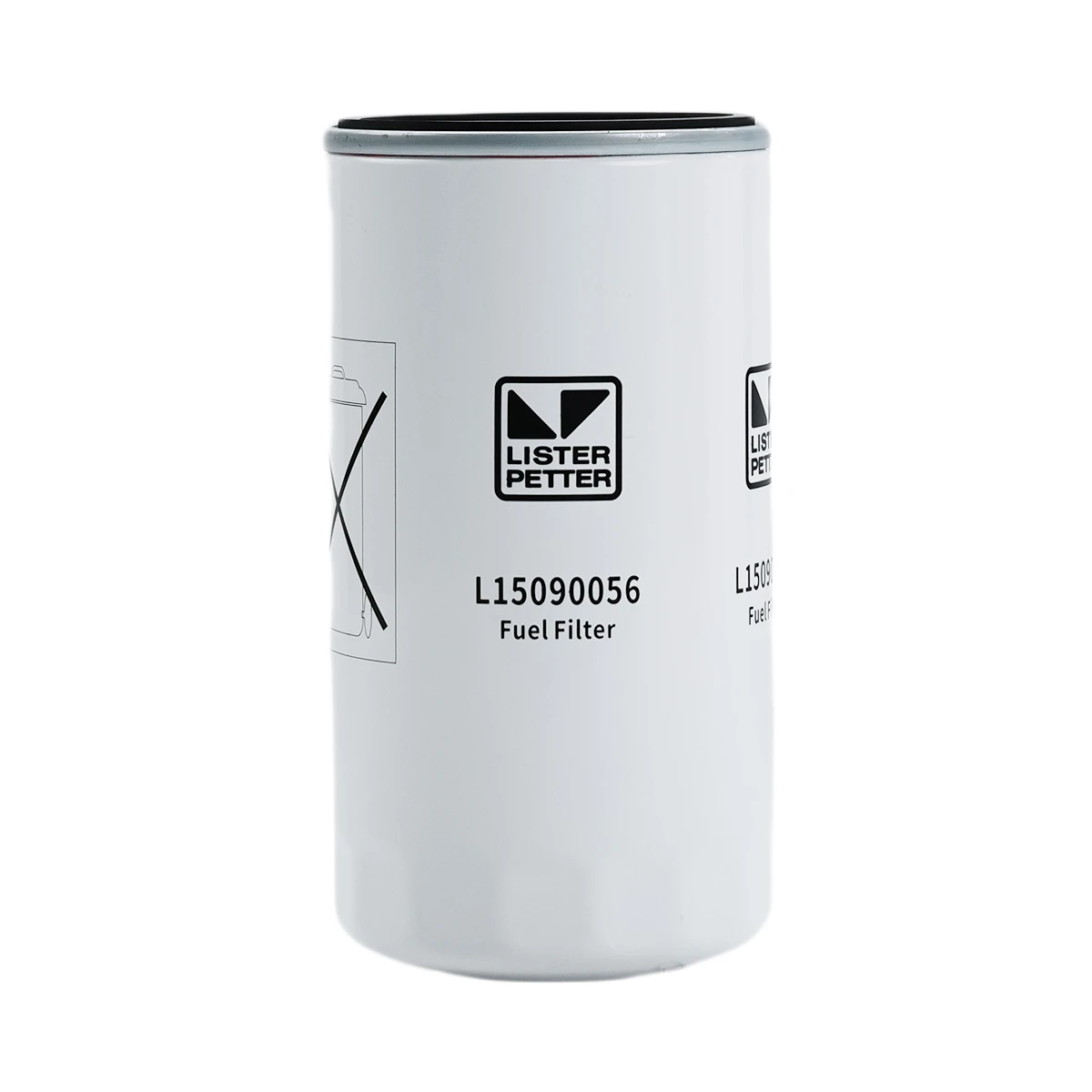 Filtre à carburant diesel Lister Petter L15090056 compatible avec le moteur LP613G2