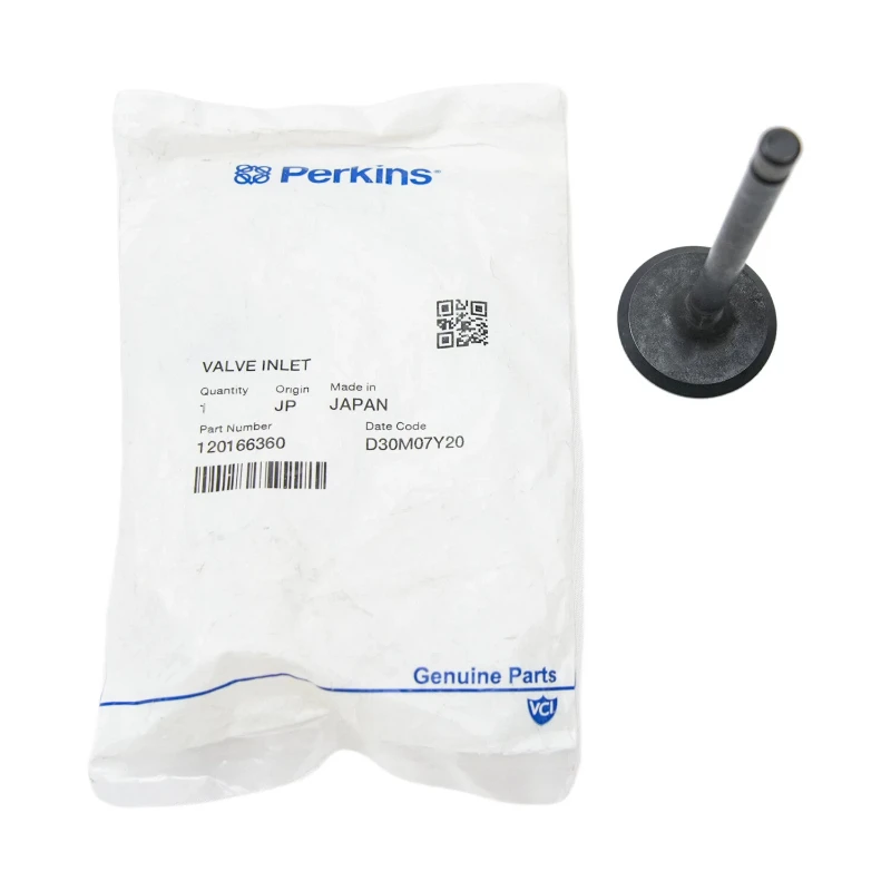 Soupape d'admission Perkins 120166360 pour moteur Perkins 404D 403D-15T 403D-15