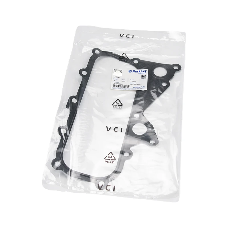 Joint de couvercle de refroidisseur d'huile Perkins 3687M038 pour 1106A-70T, 1106A-70TA