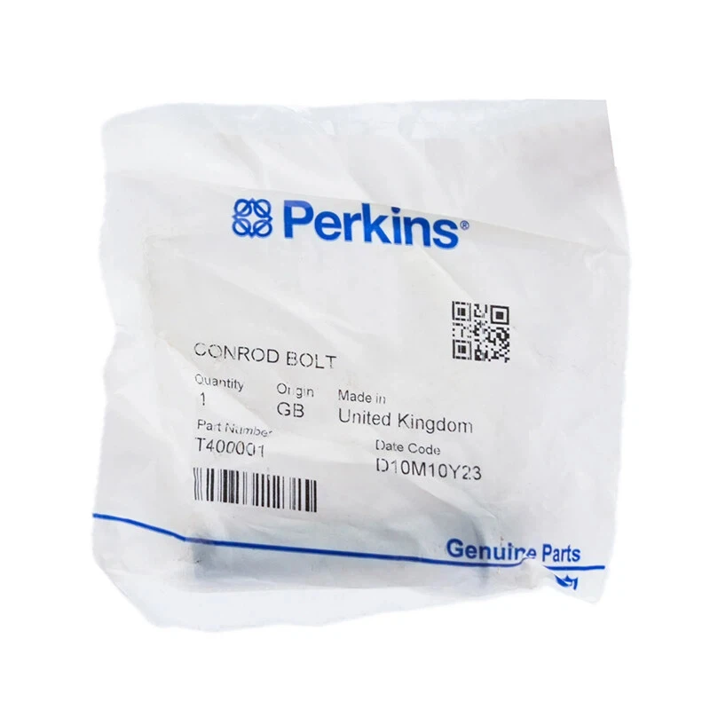 Boulons de bielle T400001 Perkins pour les séries 1100, 1200, 400 et 900