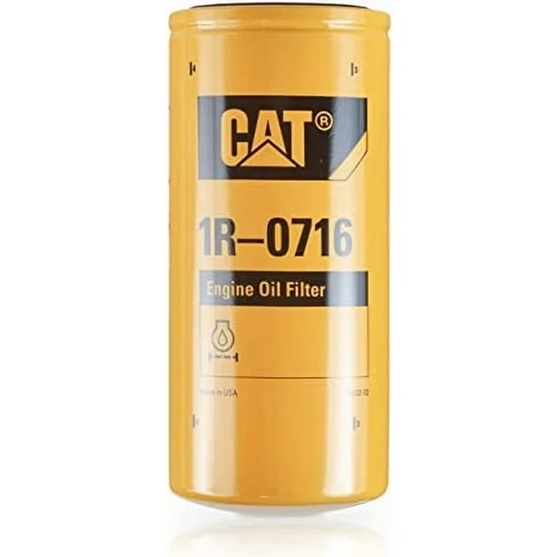 Filtre à huile Caterpillar 1R0716 compatible avec les moteurs Caterpillar C15 et C18