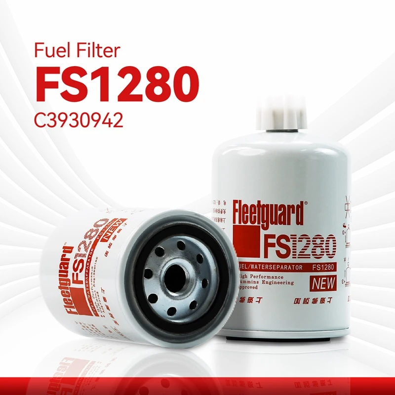 Séparateur eau/carburant Fleetguard FS1280 compatible avec Cummins 6B5.9