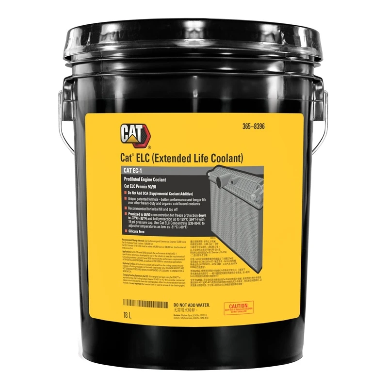 3658396 Liquide de refroidissement longue durée Caterpillar prémélangé 50/50 (18 litres)