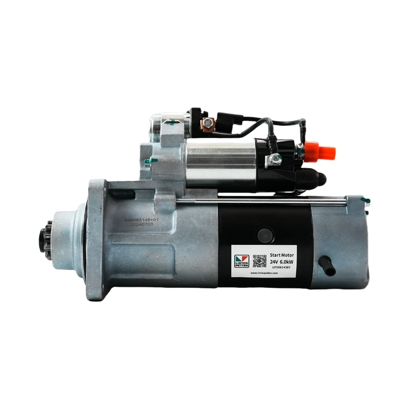 Démarreur Lister Petter LP00014387 compatible avec les moteurs LP665G1, LP665G2 et LP665G3