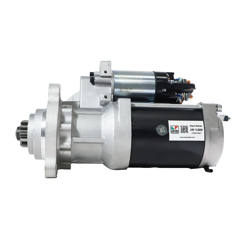 Démarreur Lister Petter LP00014567 compatible avec les moteurs LP689G1, LP689G2 et LP689G3