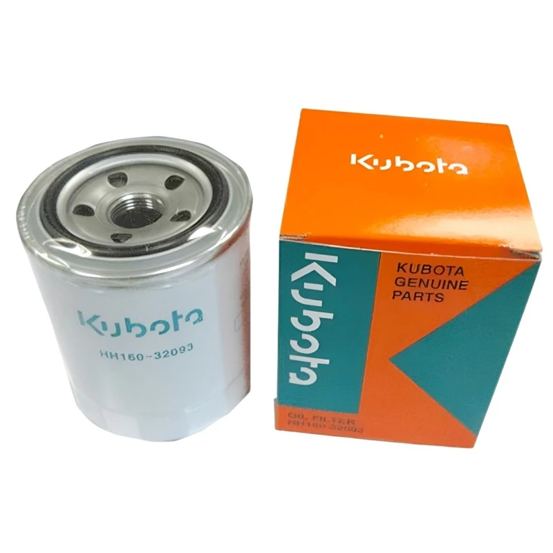 Filtres à huile de lubrification Kubota authentiques HH160-32093 pour Kubota D1105