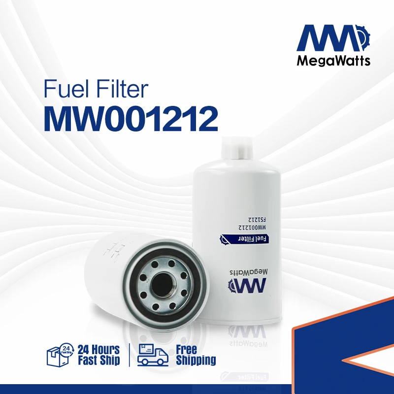 Filtre à carburant à visser Fleetguard FS1212/FF105D MW001212 pour moteur Cummins KTA19-G2/3/4
