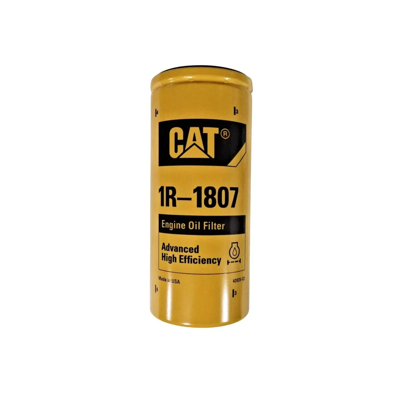 Filtre à huile Caterpillar 1R1807 compatible avec les moteurs Caterpillar C7 et 3126B