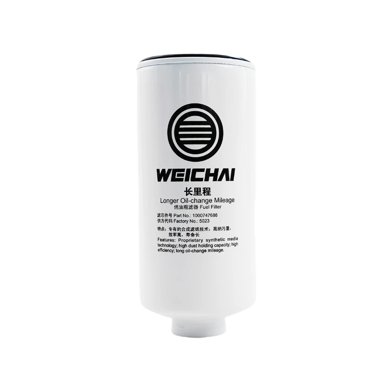 Filtres à carburant Weichai 1000747688 pour WP13D510E311, WP13DHP13Q3760