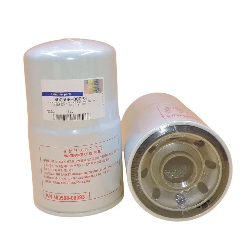 Filtre à huile Doosan 65.05510-5022B 400508-00093 pour moteur Doosan