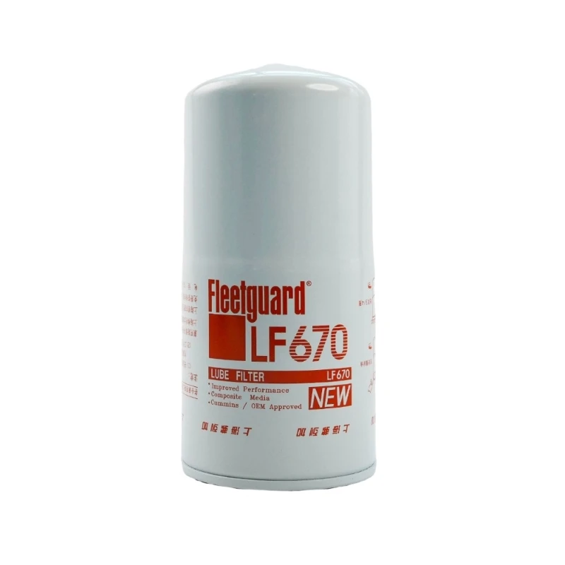 Filtre à huile Fleetguard LF670 pour QSK60-G2, KTA50-G4, QSK60-G3