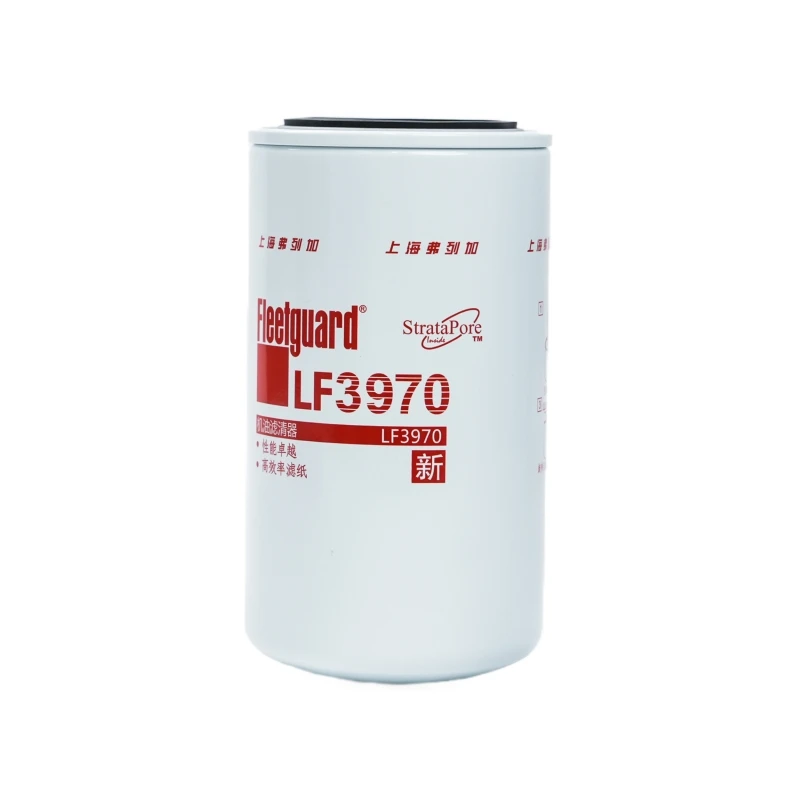 Filtre à huile Fleetguard LF3970 à visser pour moteurs Cummins QSB 6.7 et QSB4.5.