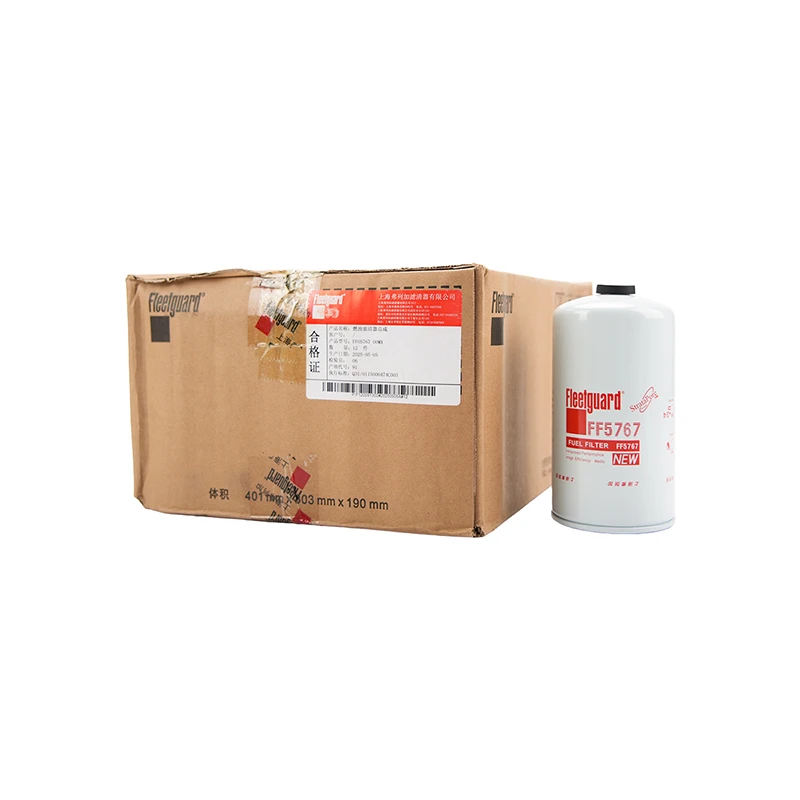 Filtres à carburant diesel Fleetguard FF5767 pour moteurs Cummins QSB5.9-M et QSC8.3-M