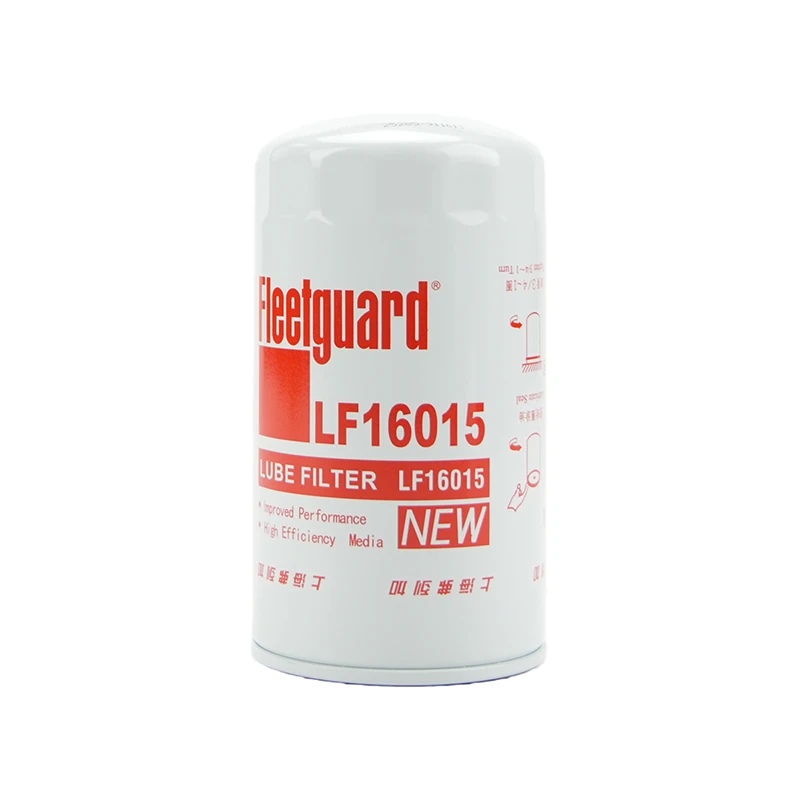 Filtre à lubrifiant Fleetguard LF16015 pour Cummins QSZ13,QSB 6.7,QSB4.5