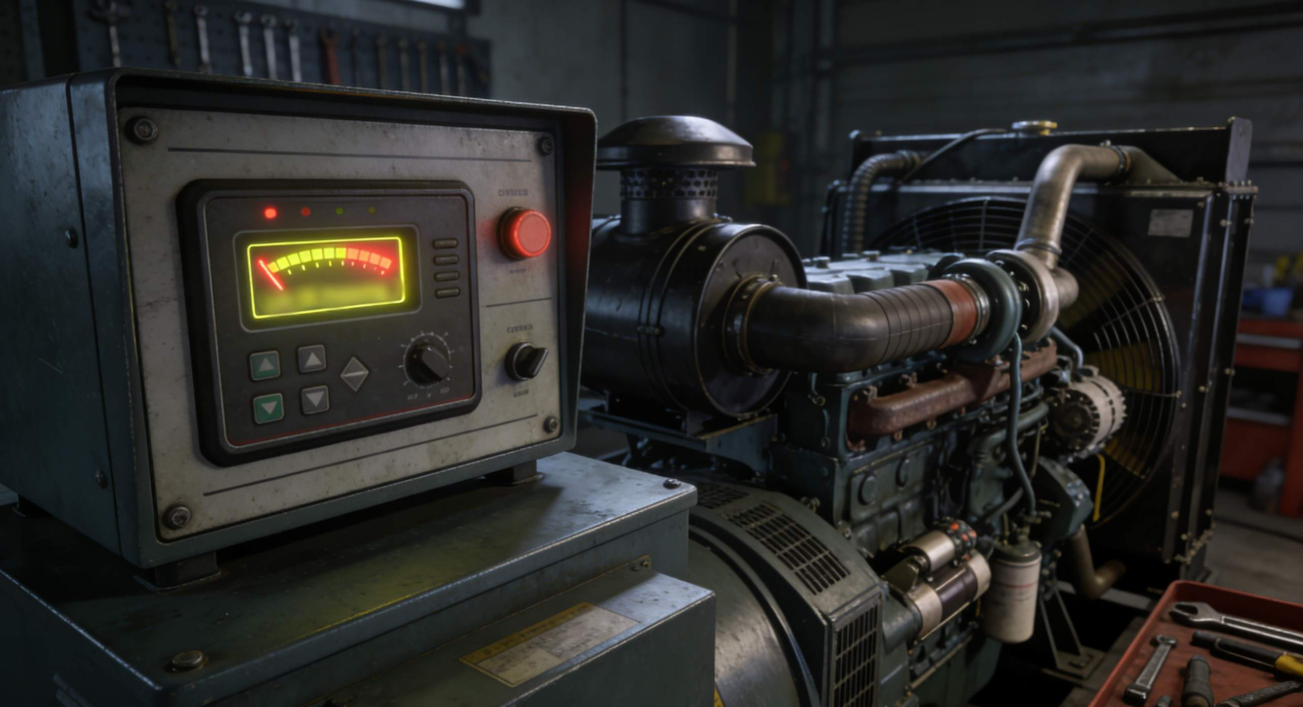 Low Oil Pressure Alarm on Generator