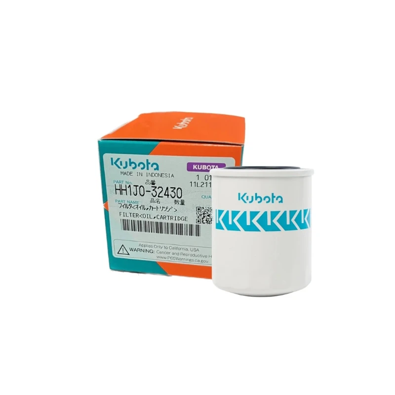 Filtre à huile Kubota HH1J0-32430 compatible avec les modèles Kubota D722, D782 et D902