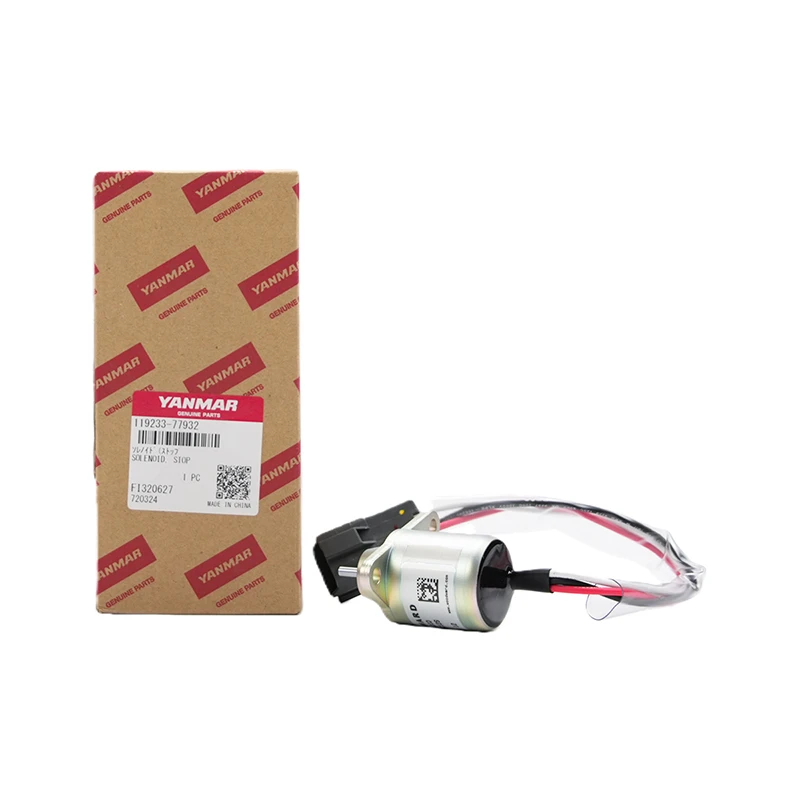 Butée d'électrovanne Yanmar 119233-77932 pour TB235, 3TNV88-BPTB2