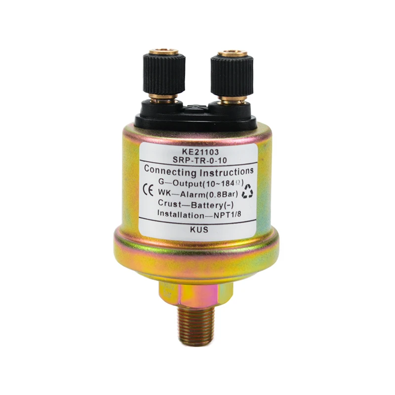 Capteur de pression d'huile KE21103 KUS pour filetage NPT 1/8 0-10