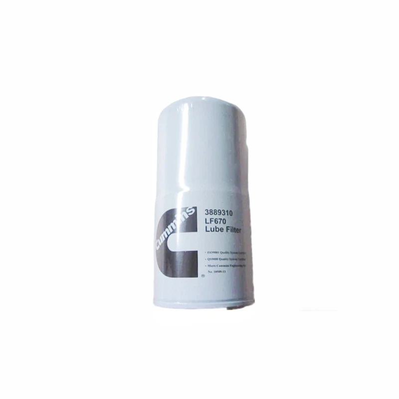 Filtres à huile Cummins 3889310 pour moteurs Cummins séries QST30, QSK60 et KTA38