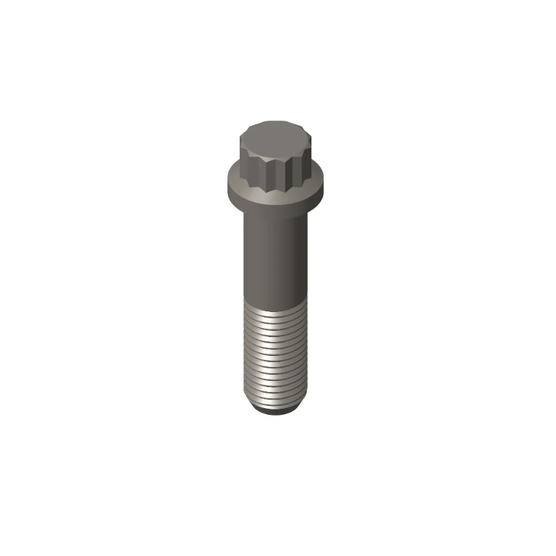 Vis à tête cylindrique à douze pans Cummins 205393 pour moteurs des séries KTA38-G, G4 et G9