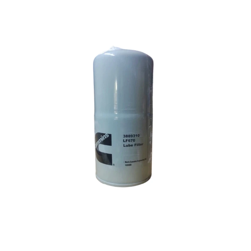Élément de filtre à huile Cummins 3889310 pour moteur Cummins KTA38-G