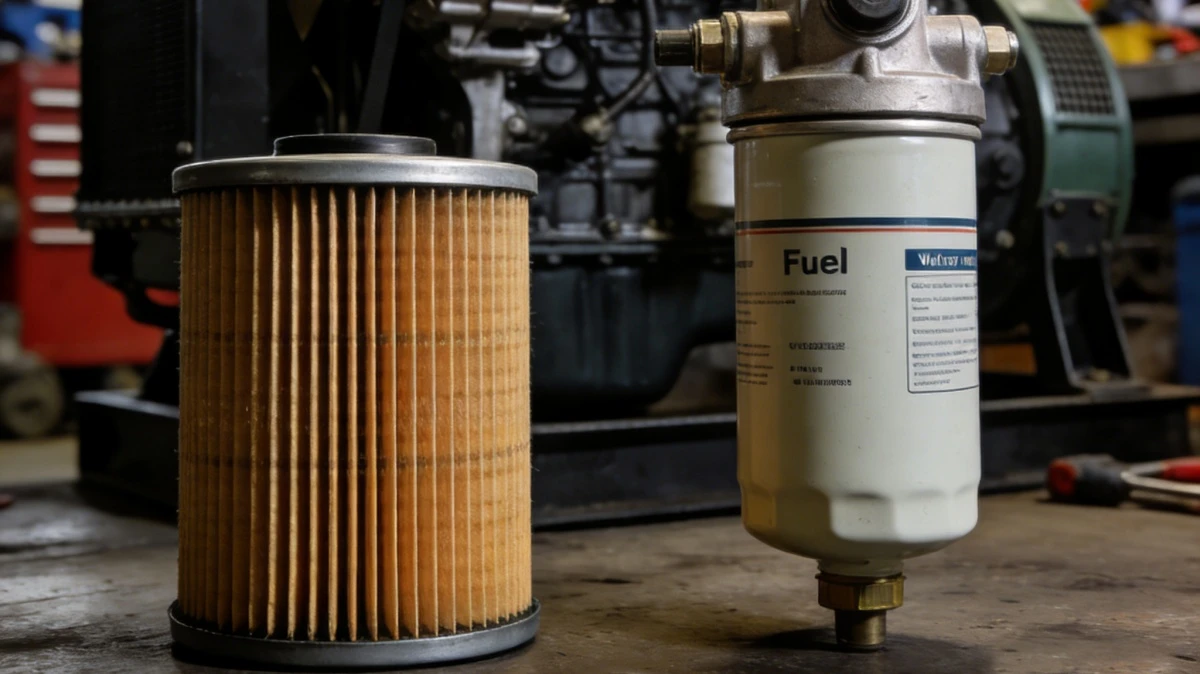 Filtre à carburant ou séparateur eau/carburant : quelle est la différence pour les moteurs de générateurs ?