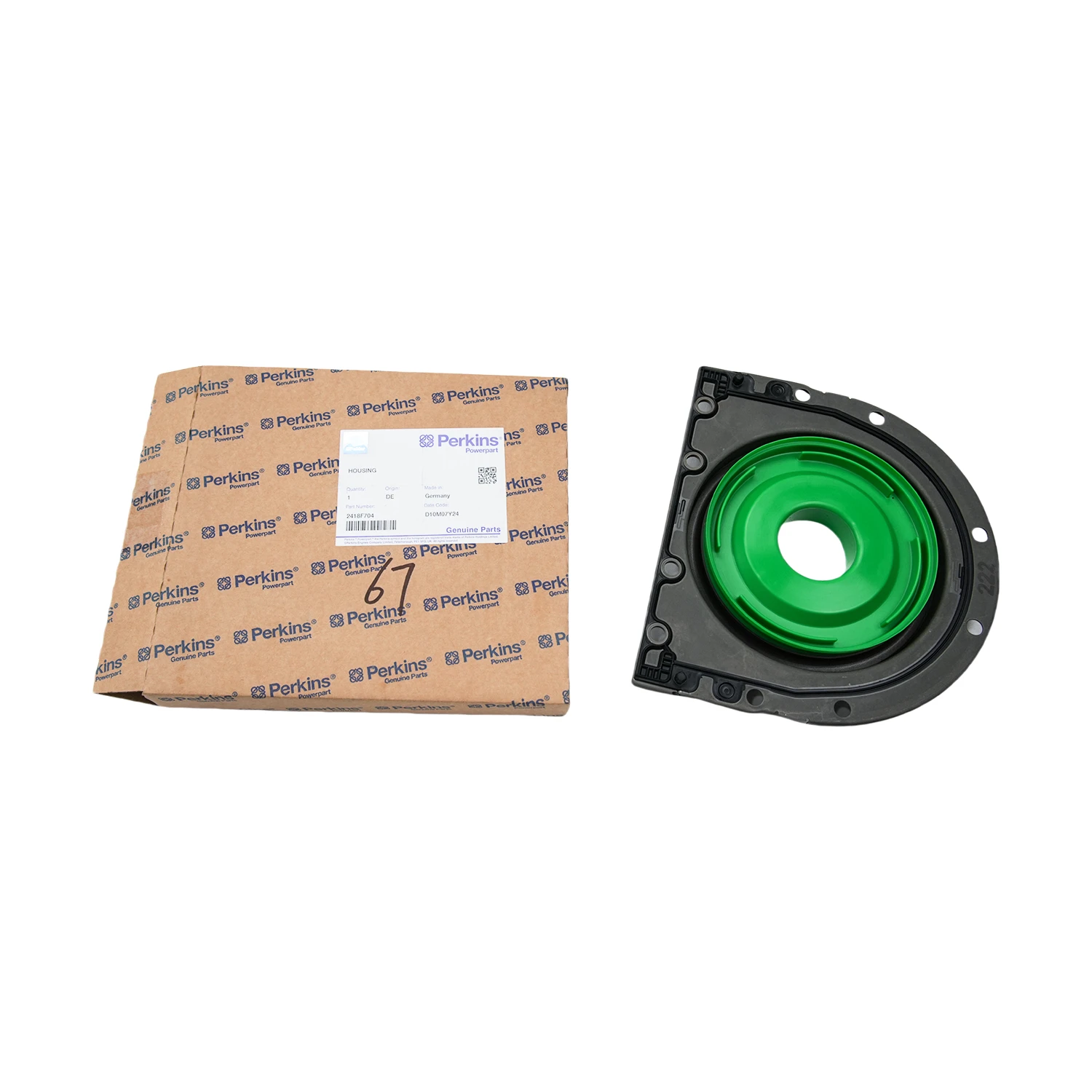 Joint d'huile de vilebrequin Perkins 2418F704 pour moteurs 1204F-E44TTA, 1204E-E44TA et 1204F-E44TA