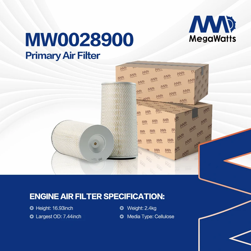 Filtre à air Fleetguard K28900 de remplacement MW0028900 compatible avec Cummins 6CTAA8.3-G2