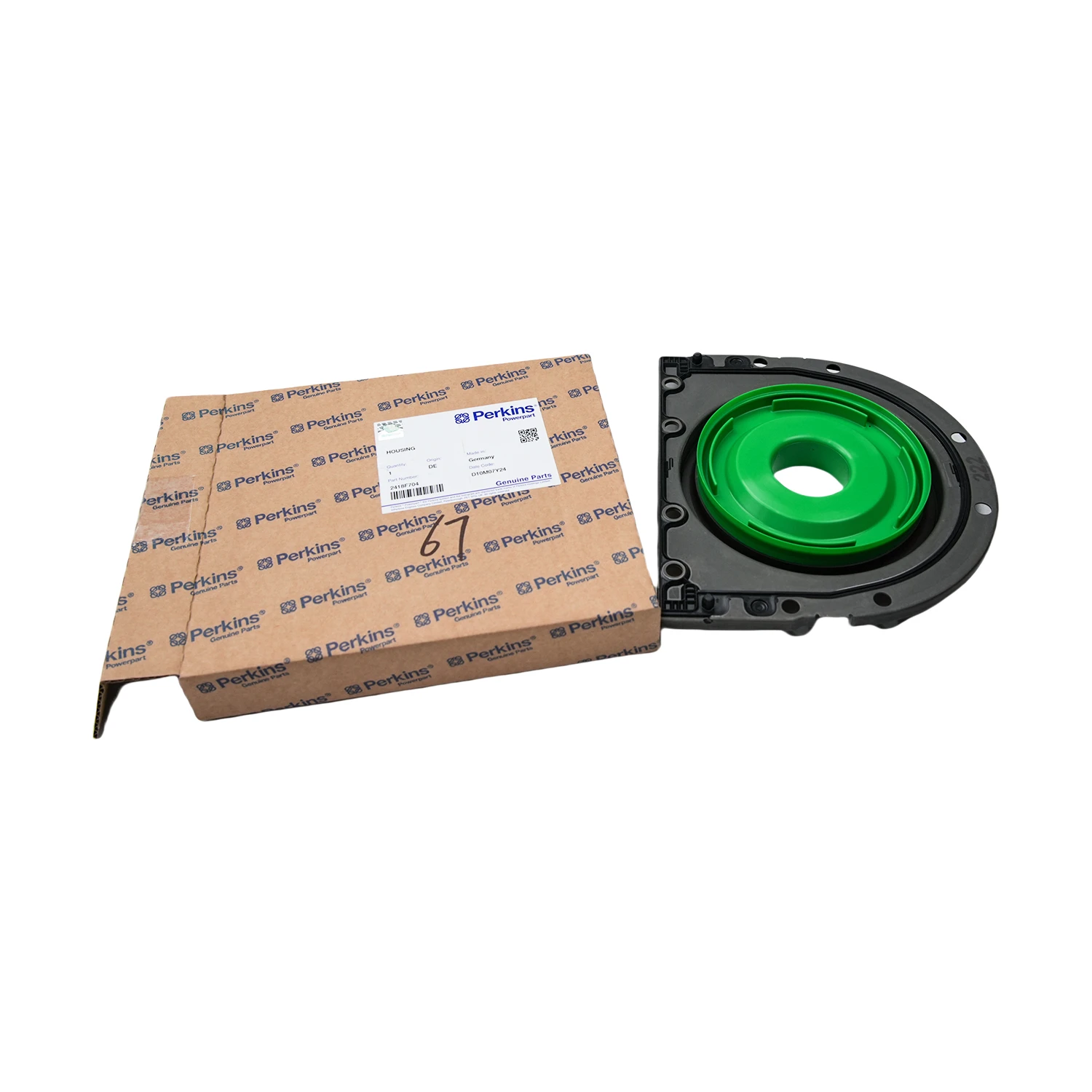 Joint d'huile de vilebrequin Perkins 2418F704 pour moteurs 1204F-E44TTA, 1204E-E44TA et 1204F-E44TA