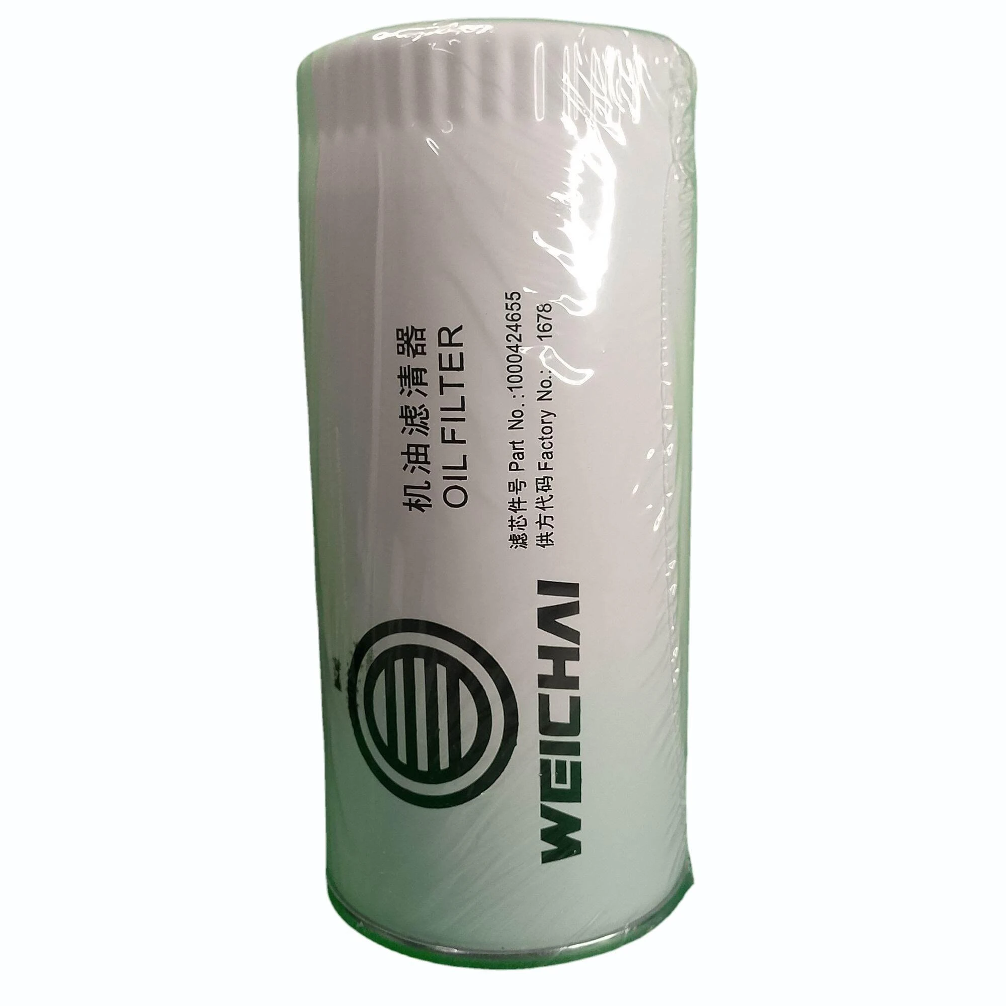 Filtre à huile Weichai 1000424655 pour moteurs 4.3T, D229-6, F6L413F2, D4H et D5D