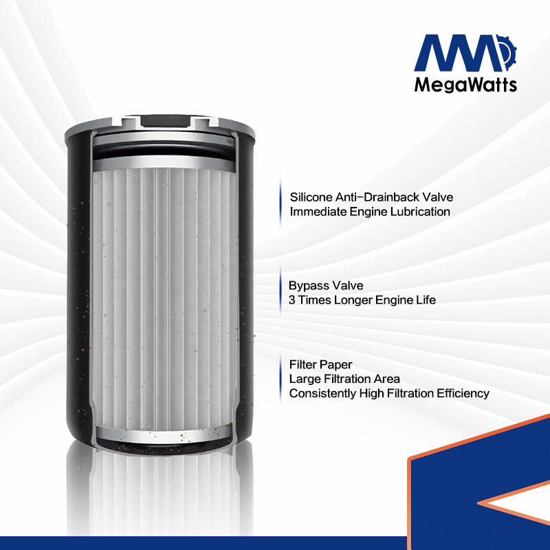 LF777 Cummins Oil Filter MW00777 Replace For Cummins 3889311,VT555/NT855/KTA19,VOLVO TD71ACE,CATERPILLAR 3176B/3176C/3406/3116TA Engine